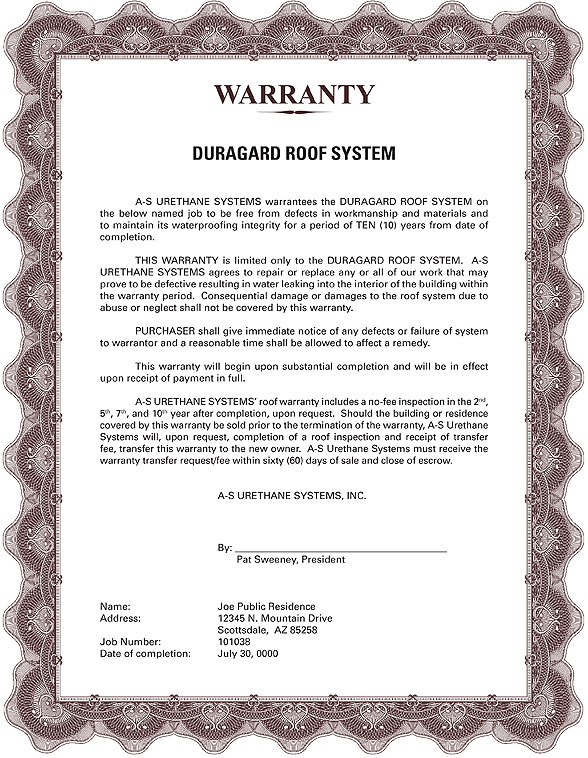 Warranty